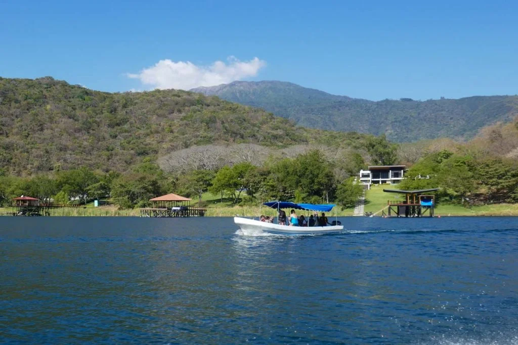 Boating At Lago De Coatepeque