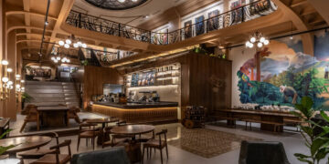 The inside of a classically restored building makes a great workspace for digital Nomads in El Salvador